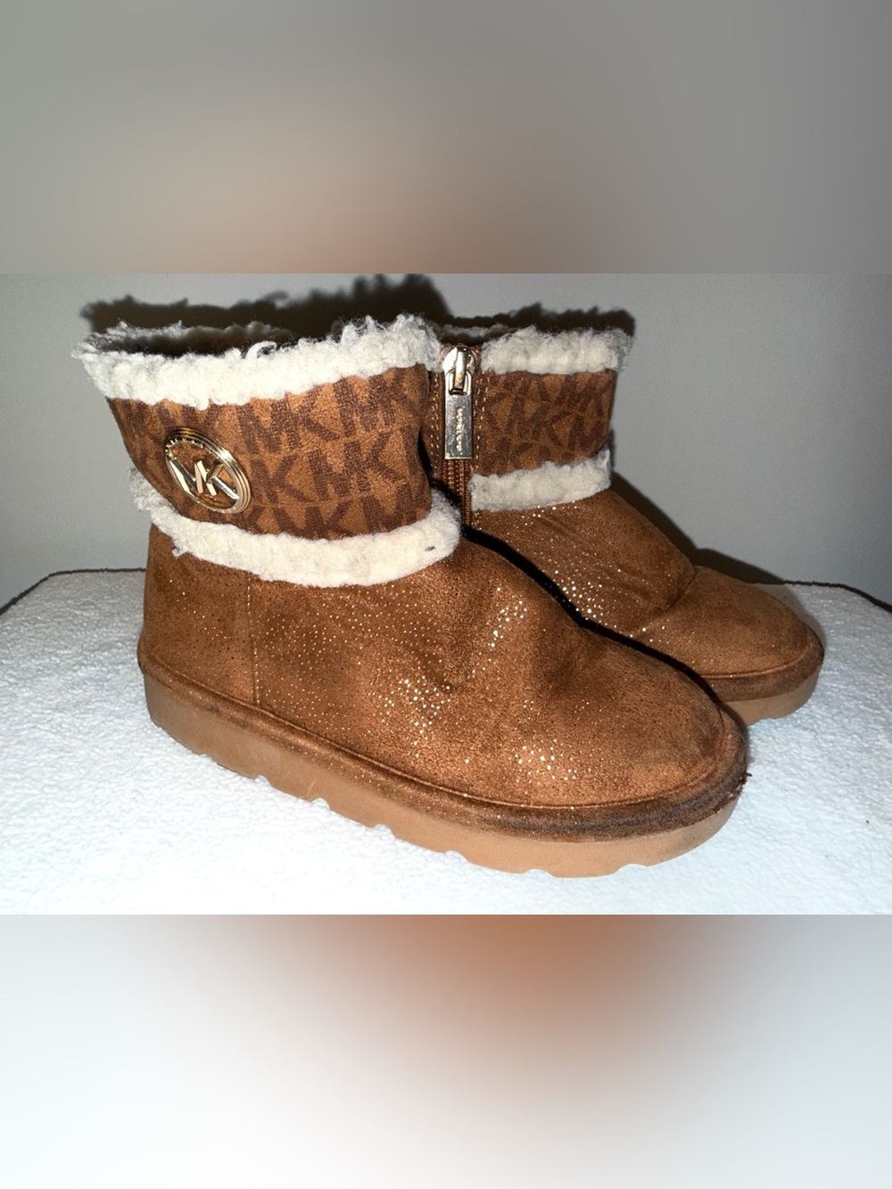 Michael Kors Kids Luxy Laurinda ankle boots, size 10, see description